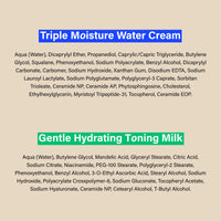 COATS Coats Healthy Skin Heroes 2-Step Bundle – Gentle Toning Milk 125 ml + Triple Moisture Water Cream 75 ml – Toner + Moisturizer Prevents Breakouts & Protects Skin Barrier, for Women & Men