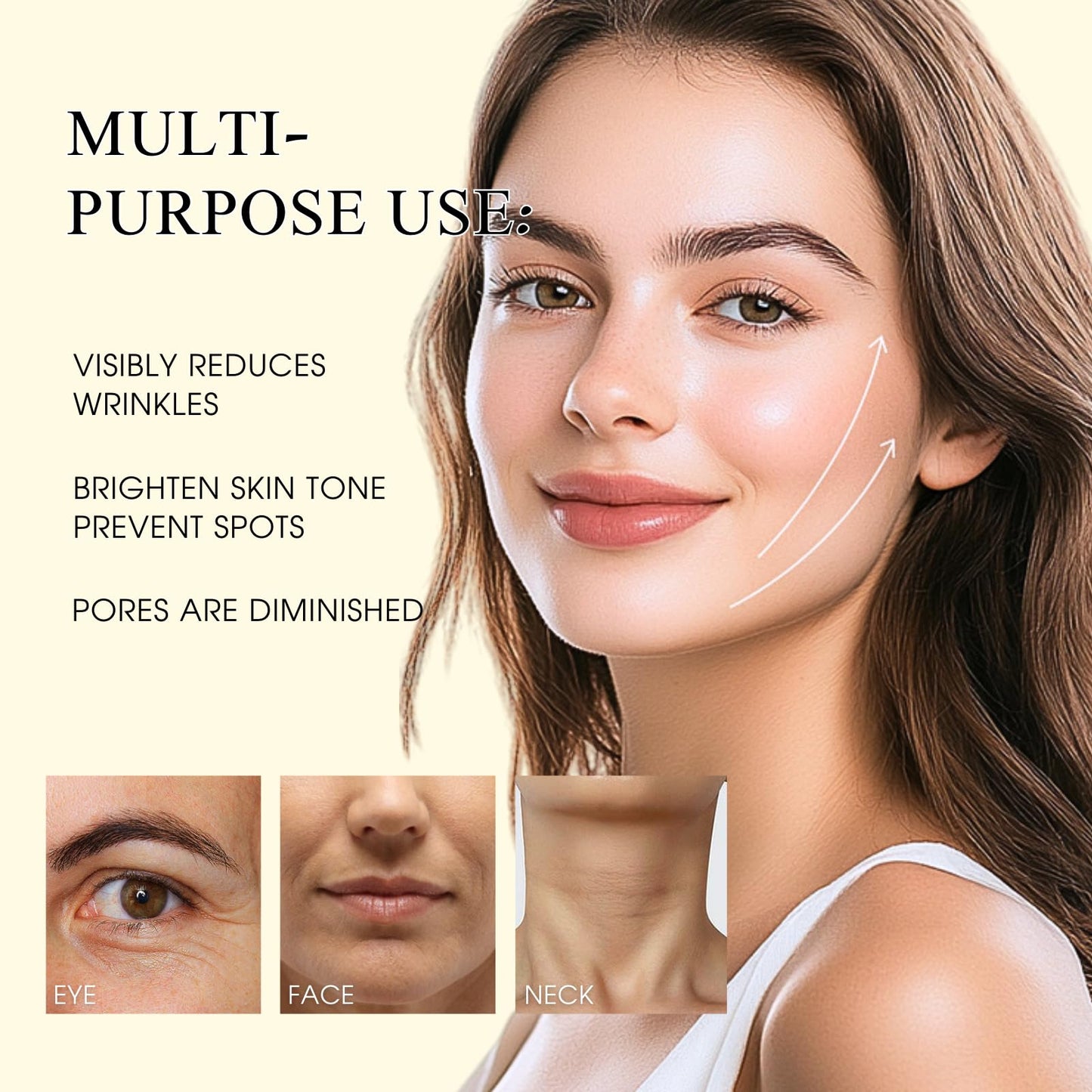 TBeautfave Turmeric Retinol Eye Stick, Retinol Eye Cream for Dark Circles and Puffy Eyes, Anti Wrinkle Eye Cream Anti Aging, Turmeric Multi Balm Stick for Eye/Face/Neck, Visibly Reduces Fine Lines, 5g