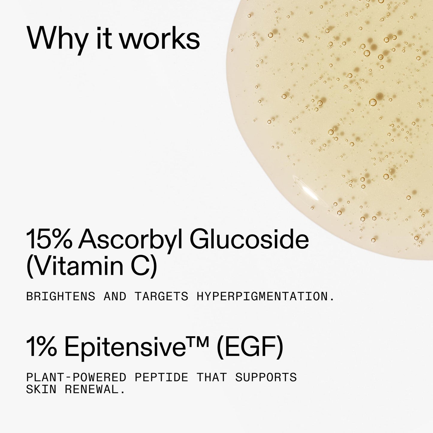 The INKEY List 15% Vitamin C and EGF Serum Helps to Intensively Brighten All Skin Types 30ml