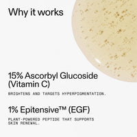 The INKEY List 15% Vitamin C and EGF Serum Helps to Intensively Brighten All Skin Types 30ml