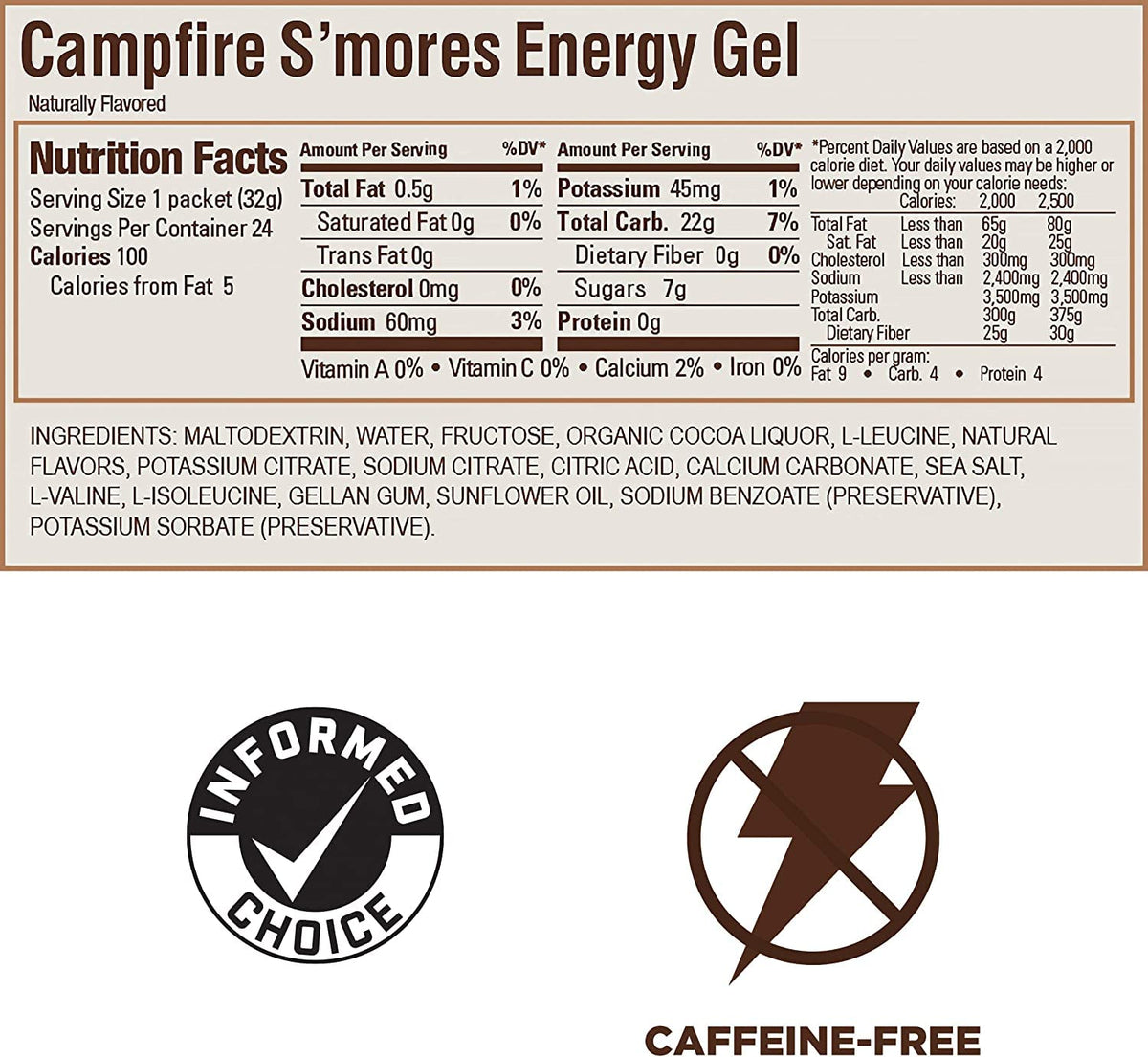 GU Gu Energy Running Gels - 4 Gel Taster Pack - Sports Energy Gels For Running , Cycling, Triathlon (Campfire S'mores)