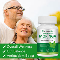 FSLHCY Moringa Capsules 800mg, Rich Moringa Powder Supports Energy, Joint & Immunity & Gut Health, Overall Vitality, Pure Vegan Extract Non-GMO (60pcs)