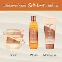 SANCTUARY Sanctuary Spa Ultra Rich Wet Skin Miracle Moisturiser, No Mineral Oil, Cruelty Free and Vegan In Shower Moisturiser, 200ml, Orange