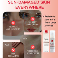 ISBEAUSOLS Tinted Sunscreen Spf 60 UV Protection - Face Sun Cream Spf 60 - Spf 60 Face Moisturiser - Sun Cream for Women - Refreshingly Non - Sticky Moisturization - Sunscreen for Even Skin Tone