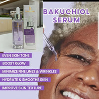 Dr. BIEN-AIME_Bakuchiol Serum 50ml_Natural Retinol Alternative Face Serum with Niacinamide, Peptides,Hyaluronic Acid & Vitamin C, Skincare, Acne-Prone Skin, Anti-Aging, Reducing Line & wrinkles