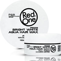 Redone RedOne Hair Styling Aqua Wax Bright White & Violetta 2x 150 ml | Edge Control | Ultra Hold | Gel Wax | Men & Women Hair Wax | Lime & Peach Scent | Maximum Control
