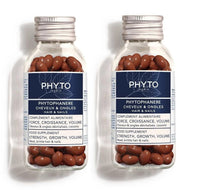PHYTO 2x120 Capsules Phytophanere Natural Hair Loss, Nail & Skin Supplement for Men & Women Biotin & Vitamin B6 Enriched, Antioxidant-Rich Carrot & Vitamin E, Energy & Tissue Formation, 4-Month Supply
