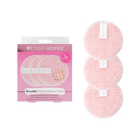 Brushworks HD Reusable Makeup Remover Pads (Pack of 3)