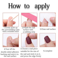 EONFAVE 30 Pcs Chrome Press on Nails - French Tip False Nails - 24pcs Medium Almond Press On - Fake With Glue - Acrylic Glossy Nude With White Tips Designs - Full Cover Glue On
