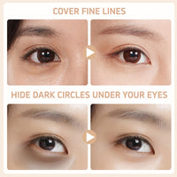 Pothenika Luminous Eye Corrector SPF 45, Flawless Under Eye Brightener, Colour Correcting Under Eye Concealer for Dark Circles, Blemishes and Spots, Full Coverage Eyes Foundation Cream (Fair)