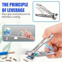 DRMODE Nail Clippers for Thick Nails with Wide Jaw Opening