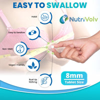 Nutrivolv Bust Up! - Breasts Enlargement Pills Female Oestrogen Enhancer - 60 Tablets