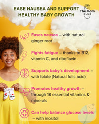 The Mom Club 4th Trimester Vitamins for new Moms – Ideal for Energy, Mood, Hormone Balance & Healing – Recovery Postnatal Multivitamin with Iron, Magnesium, VIT C, D3, Biotin & Zinc – 60 Capsules – 1 Month Supply