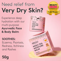 Delhicious Migh-Tea Face and Body Balm for Very Dry Skin, 50g