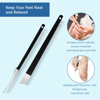 HEYMKGO 9 in 1 Professional Toenail Clippers for Thick or Ingrown Nails, Heavy Duty Podiatry Tools for Men and Women