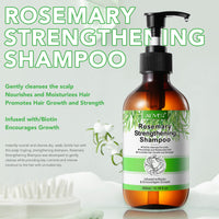Bibonse Rosemary Oil Hair w/Rosemary Shampoo for Hair Growth, Rosemary Essential Oil, Organic Rosemary Oil Shampoo with Biotin, Stimulates Hair Growth, Anti Hair Loss Rosemary Mint Shampoo for Women and Men