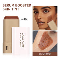 Tinted Moisturizer Stick - Beauty Balm Serum Boosted Skin Tint Concealer - Solid Serum for Boost Skin Tint - Hydrating Full Coverage Concealer - Multiuse Essence Stick