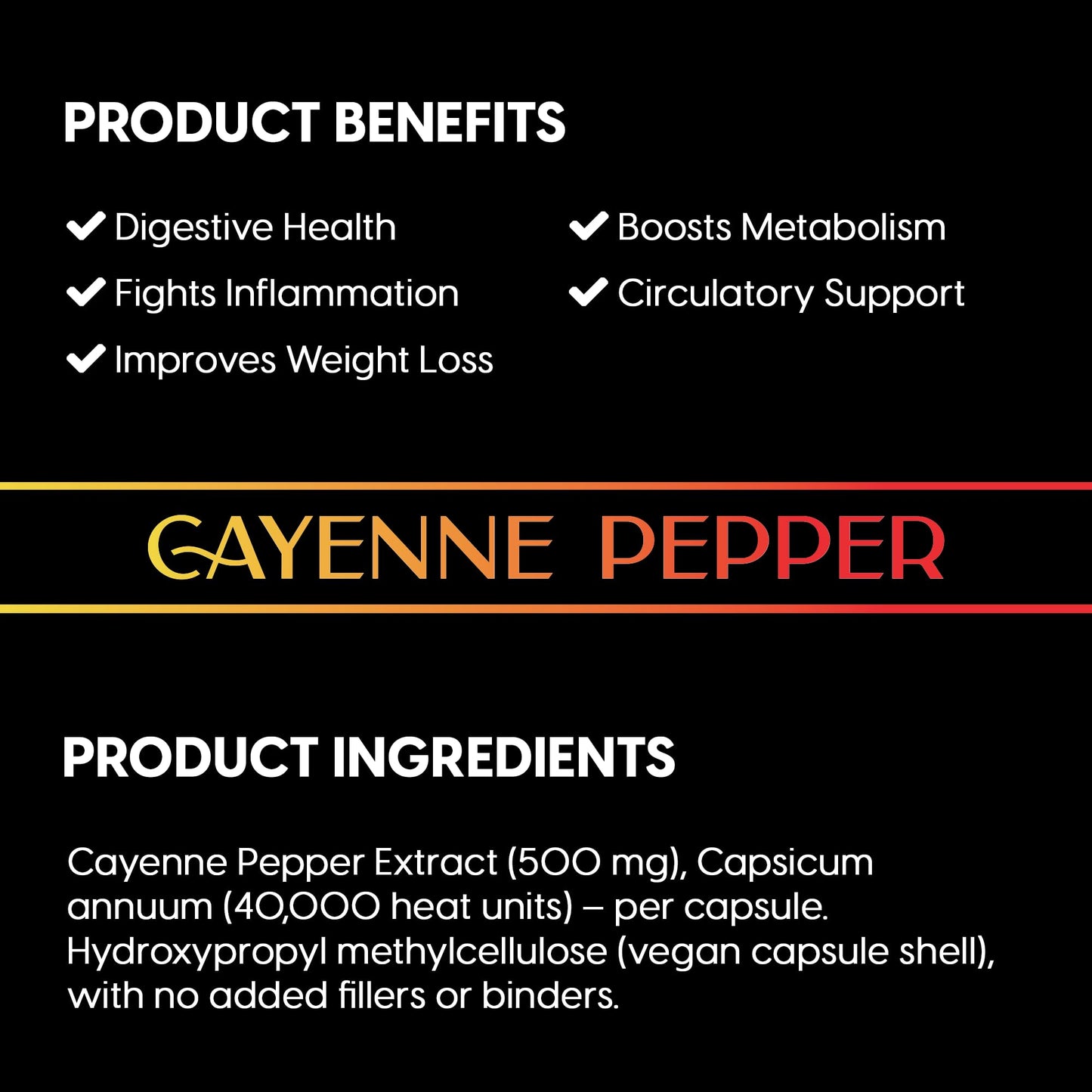 Bolman Health Cayenne Pepper Capsules | 1000mg Per Serving | 60 Vegan HPMC Capsules | Supports Digestion, Circulation & Metabolism | Natural Herbal Source | Non-GMO, Gluten-Free | Made in The UK
