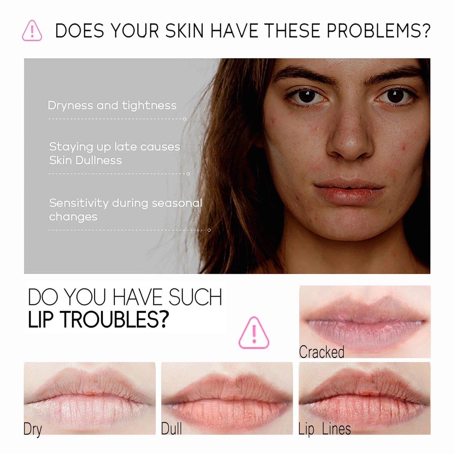 Maggikey Sakura Skincare Set For Women. Inspired By Japan, It Has Serum, Cleanser, Eye Cream, Cream, Plus Face And Lip Masks For Skin Tending