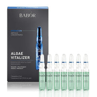 BABOR Algae Vitalizer Ampoule Serum Concentrates | Hyaluronic Acid and Plankton Algae | Antioxidant Moisturizing Face Treatment Revitalizes Dull Dry Skin | Reduces Breakouts | 7 Days to Radiant Skin