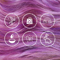 SHRINE Shrine Drop It PURPLE Hair Dye Drops | Semi-Permanent Vegan Customisable Hair Colour | Mix with Conditioner | Vegan & Cruelty-Free | Temporary Hair Dye | 20ml