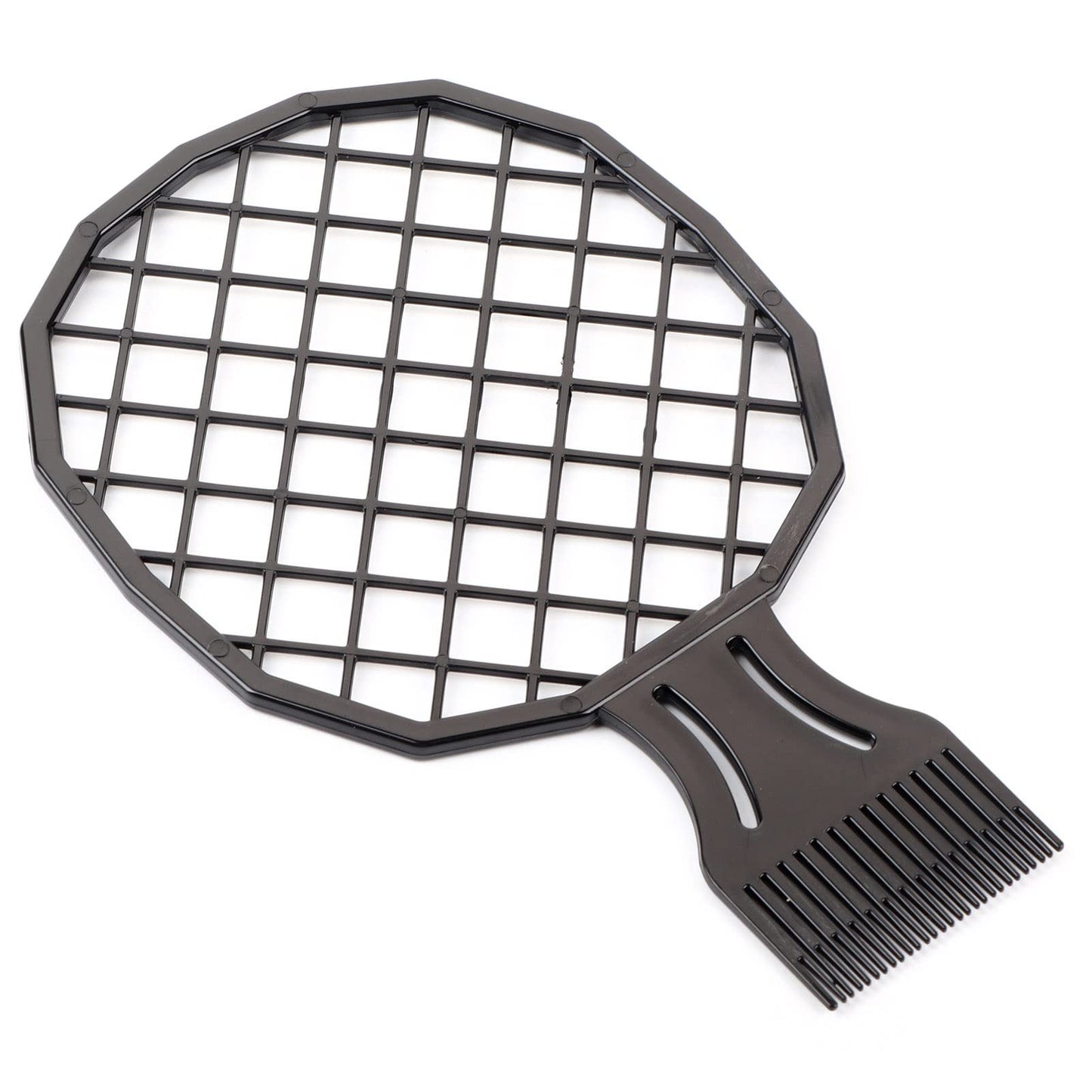 Acouto Men Afro Curly H Comb Dreadlocks Tin Foil Hot Perm Comb H Styling Tool Afro Sponge Comb Sponge B 2 in Design The Net Like Afro Hair Large Sponge Tennis Racket Afro Hair Sponge