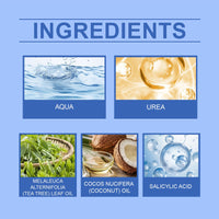 NLFOX 60% Urea Cream - 100g Urea Foot Cream For Cracked Heels And Dry Skin - Urea Cream 60 Percent For Feet And Hand - Maximum Strength Deep Moisturizing Cracked Heel Repair Cream For Foot And Body Care