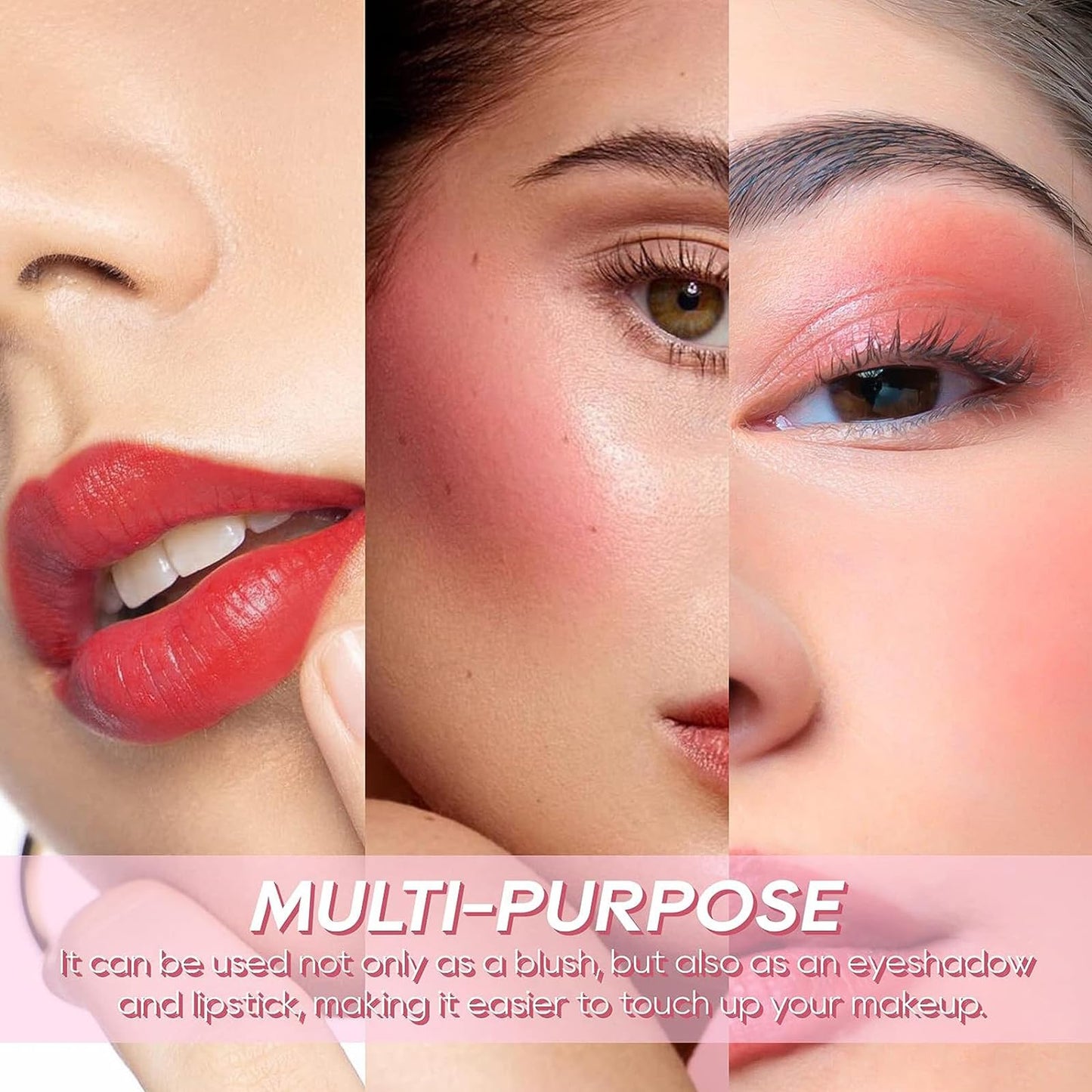 Liquid Contour & Blush & Highlighter Stick, Ksndurn Makeup Set - Effortlessly Contours the Face for A Lightweight Look, Makeup Gift For Women