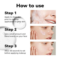 LYNTYAOU Face Primer, Pore Primer Under Foundation, Oil-control Long Lasting Makeup Moisturizing Power Grip Foundation Primer, Clear Makeup Base Priming Formula for Flawless Skin Oil Control