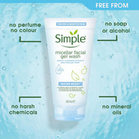Simple simple micellar facial gel wash 150ml