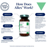 Patrick Holford Patrick HOLFORD Allex/Allergy & Food Intolerance Relief Supplement/for Immune Response Support / 5 Nutrients/Vitamin C, Quercetin, Bromelain + / 60 Capsules/Allergen-Free/for Women & Men