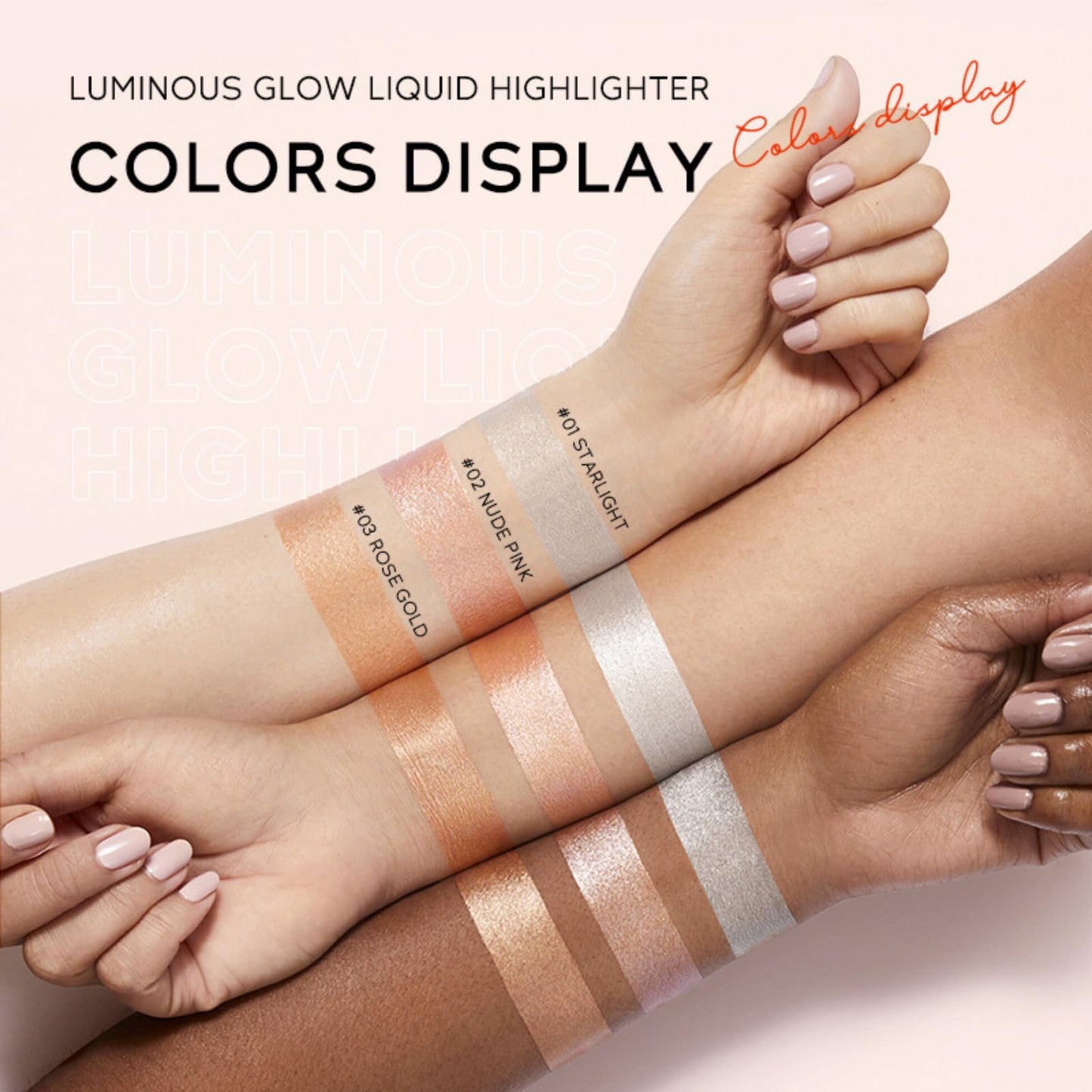 TBeautfave Tbeautfave Liquid Highlighter Makeup, Cream Highlighter, Natural Bronzer Face Glitter Stick, Moisturizing Cream Contour Face Illuminator for Face Body Eyes Collarbones Glow