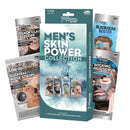 7th Heaven Men’s Skin Power Gift Set with 3 rejuvenating masks and nose pore strips. Deep-cleansing face skincare to help with blemishes and blackhead removal while energising and reviving skin.