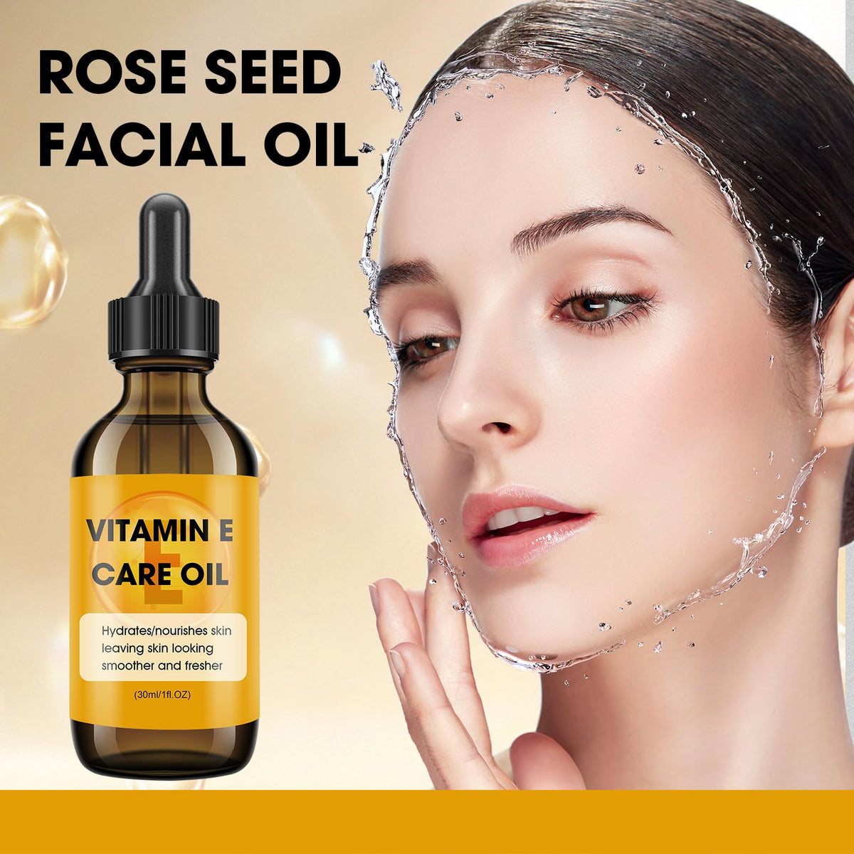 Furpaw Pure Vitamin E Oil for Face & Skin, 100% Naturally Sourced, Plant-Based, Organic