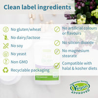 Pure Biotin 10,000 mcg, Hair Growth Supplement, D-Biotin, Clean Ingredients, 1-a-Day, 180 Capsules, Support Skin Health & Energy, Lab Verified, Vegan & Hypoallergenic, by Igennus