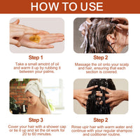 VIDIND Batana Oil Promotes Hair Growth, Natural and Healthy, Can be Used as A Hair Mask and Hair Oil, Moisturizes Hair, Repairs Damaged Hair, Makes Hair Thicker and Fuller (120g)