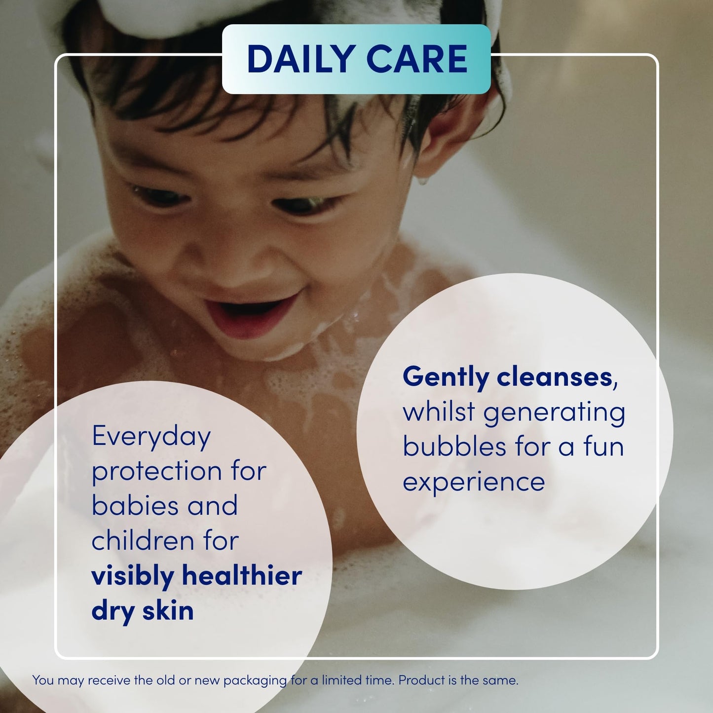 Oilatum Junior Soothing Bath Bubbles, For Dry, Sensitive & Eczema-Prone Skin, Gentle Cleanser Soothes & Moisturise Delicate Skin, Everyday use for Babies & Children, Fragrance Free, 1 x 300ml