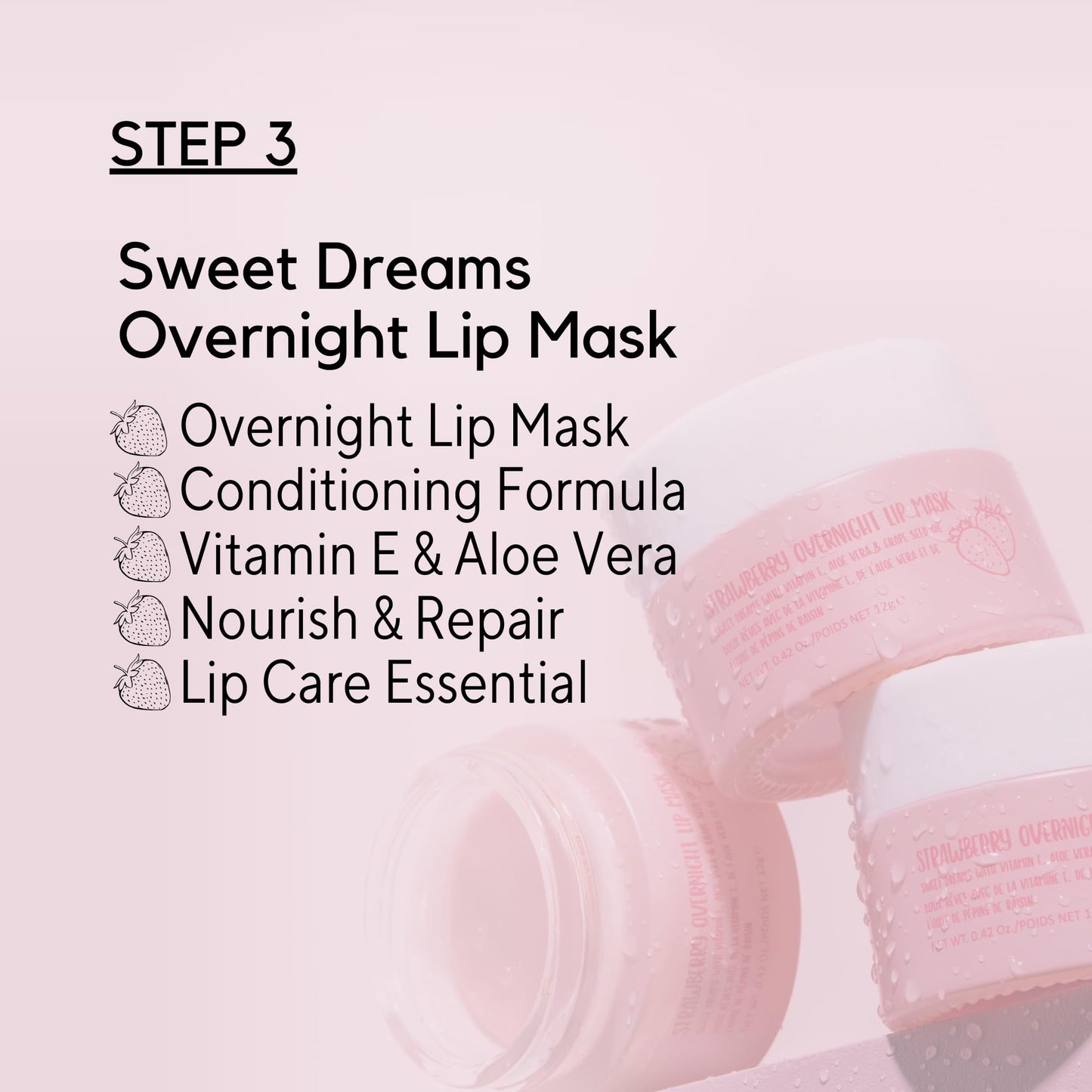 W7 Peachy Clean Makeup Removal, Aftercare & Cleansing Set - Remove Makeup, Moisturise & Soothe Skin and Lips - Including Sweet Dreams Overnight Lip Mask and Watermelon Wave Hydro-Glow Moisturiser