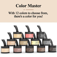 Sevich Hairline Powder，Instantly Conceals Hair Loss, Root Touch up Powder, Hair Shadow Toppers for Women & Men, Touch Up for Thinning Gray Hair, Windproof & Sweatproof,Grey