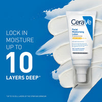 CeraVe AM SPF Face Moisturiser with SPF 50 for Normal to Dry Skin, 52ml