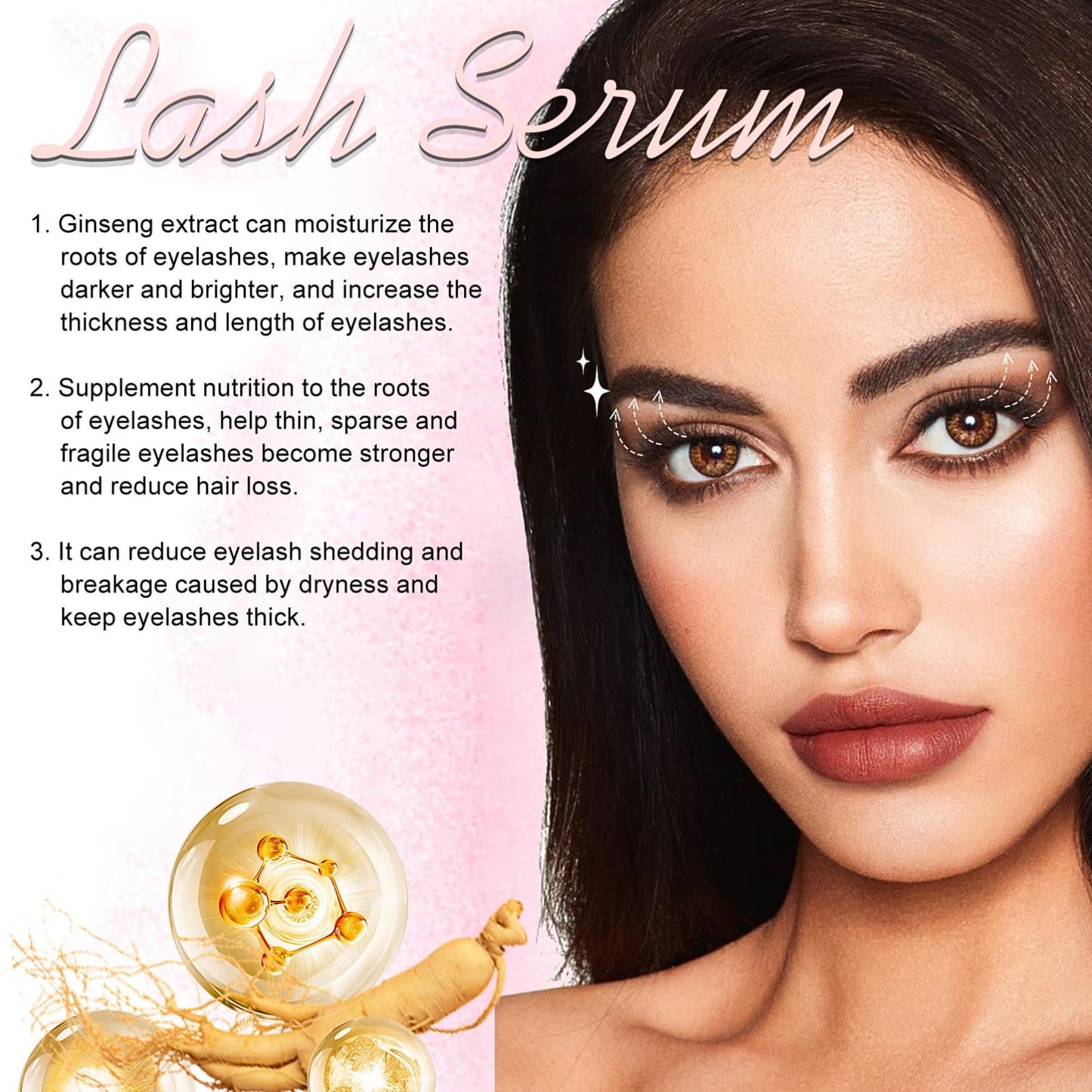 TBeautfave Eyelash Growth Serum, Lash Serum Eyebrow Enhancer Serum, Eyelash Serum for Growth and Thickness, Boost Lash Growth Serum, Advanced Formula for Longer Fuller Thicker Stronger Lashes