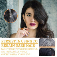 Nova9 Ganoderma Nutrient Hair Darkening Serum, Natural Anti-Greying, Thicker, Longer Hair-Growth, Unscented Unisex, 30ml