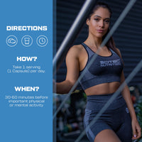 Scitec Nutrition Caffeine – 100 mg Pure Caffeine – for Precision Energy Boost – High-Dose Solution for Mental and Physical Performance, 100 Capsules