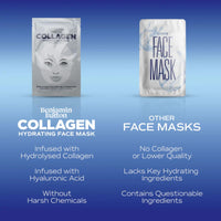 MoovWell Collagen Hydrating Face Mask – Moisturizing, Rejuvenating, Plumping Collagen Sheet Mask – Deep Hydration Mask for Skincare, Facial Mask for all type of Skin, Pack of 1