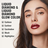 Oulac Liquid Glitter Eyeshadow - Metallic Baby Pink Eyeshadow & Eyeliner, Blendable Sparkly Eye Make-up, Crease Resistant, Non-Greasy, Vegan, 6.8g, Pink Volt (15)