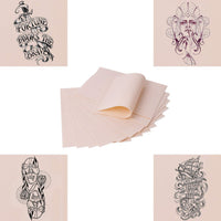 Blank Tattoo Tatouage Practice Skin, Gospire Double Sides 10pcs 8x6in Tattooing and Eyebrow Practice Skin for Beginners and Experienced Artists