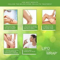 Lipo Applicator Ultimate Body Applicator Lipo Wrap Works For Inch Loss Body Firming Cellulite Reducing Toning Contouring (6 WRAPS)