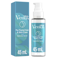 Gillette Venus Venus for Facial Hair & Skin Care Hydration Serum with Hyalaronic Acid, After Dermaplaning Soothing Serum for All Skin Types, Lightweight Moisturiser