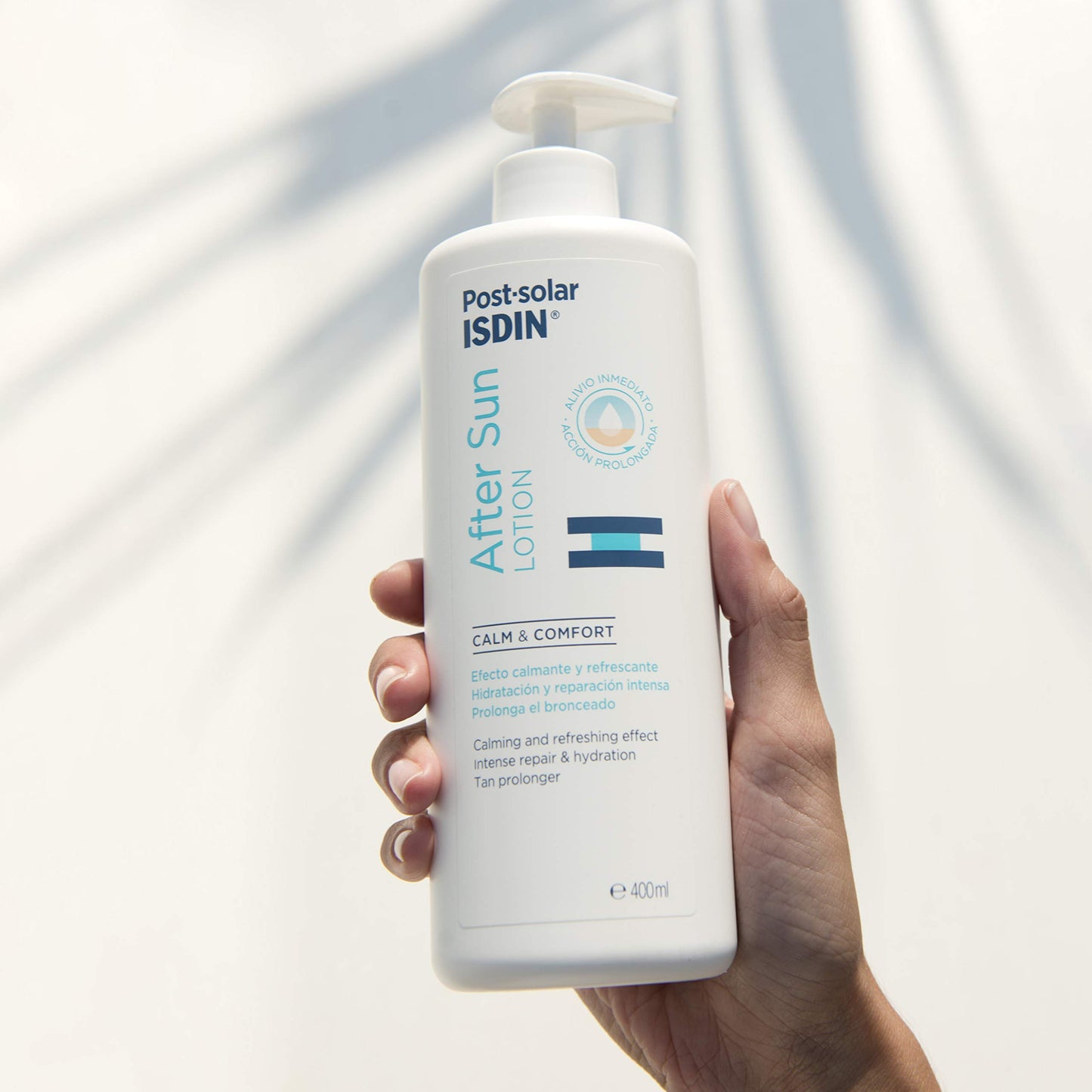 ISDIN Post-solar After Sun Lotion 400ml | Calming and cooling effect | Intense hydration and repair