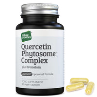 Nature Provides Quercetin Phytosome (Quercefit) Bromelain 60 Vegan Caps